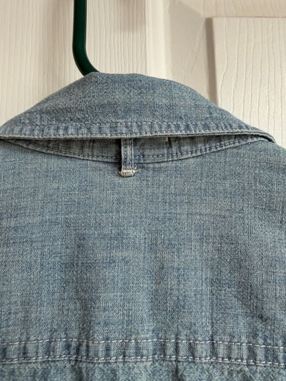 J. Crew Chambray Pintuck Front Button-Down in Light Blue - Picture 4 of 5